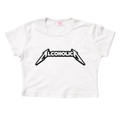 Alcoholic - Crop Tee