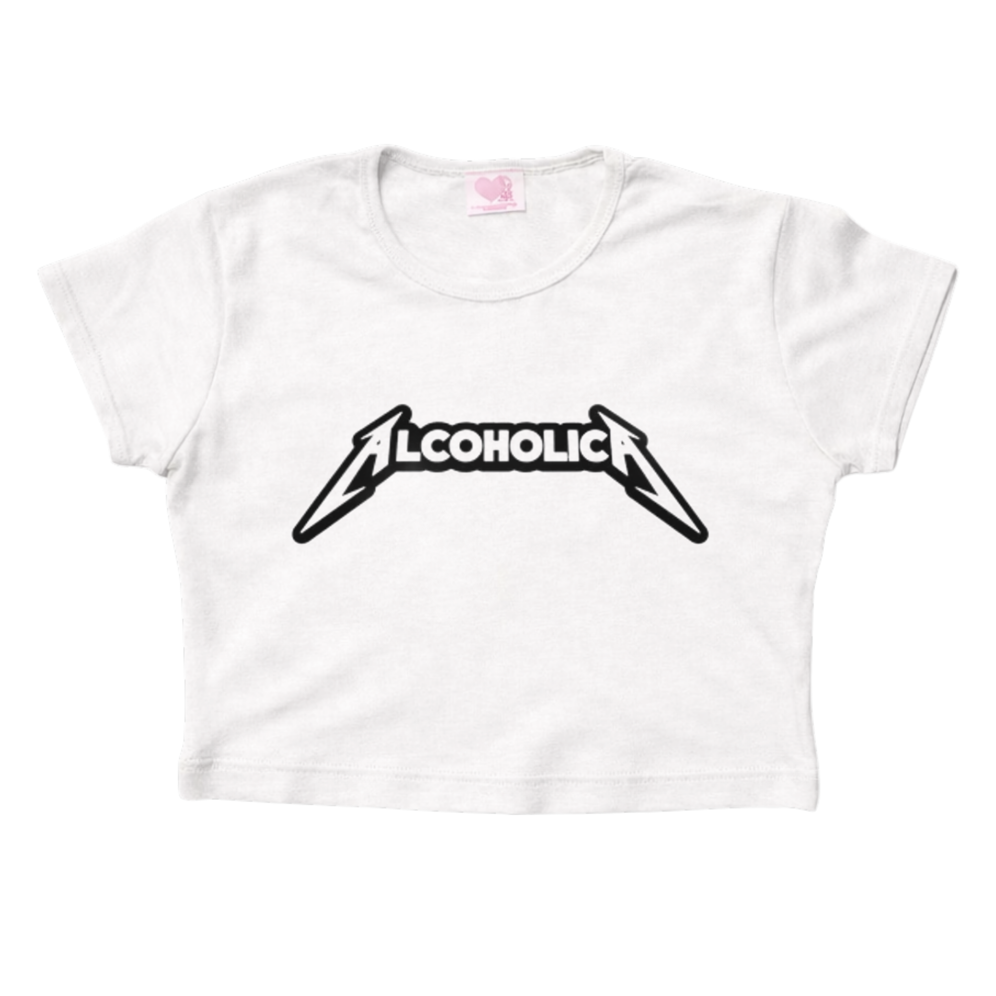 Alcoholic - Crop Tee