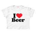 I Love Beer - Crop Tee