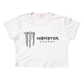 white monster - Crop Tee